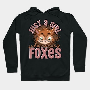 Fox Lover Girls Nature Women Forest Animal Fox Hoodie